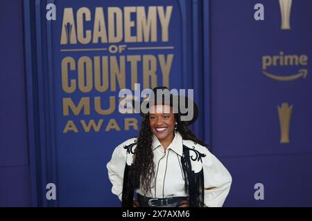 Frisco, Stati Uniti. 16 maggio 2024. La Regina Noveen parteciperà al Red Carpet della 59a cerimonia di premiazione dell'Academy of Country Music Awards all'Omni Frisco Hotel presso The Star di Frisco, Stati Uniti, il 16 maggio 2024. (Foto di Javier Vicencio/Eyepix Group) (foto di Eyepix/NurPhoto) crediti: NurPhoto SRL/Alamy Live News Foto Stock