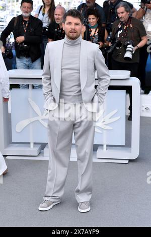 Cannes, Francia. 19 maggio 2024. Cannes, 77° Festival di Cannes 2024 Fotocall film le proces du chien (cane sotto processo) nella foto: Pierre Deladonchamps credito: Agenzia fotografica indipendente/Alamy Live News Foto Stock