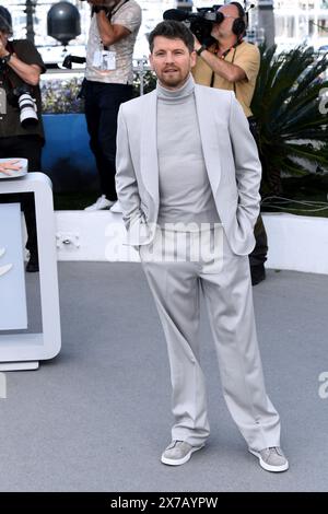 Cannes, Francia. 19 maggio 2024. Cannes, 77° Festival di Cannes 2024 Fotocall film le proces du chien (cane sotto processo) nella foto: Pierre Deladonchamps credito: Agenzia fotografica indipendente/Alamy Live News Foto Stock