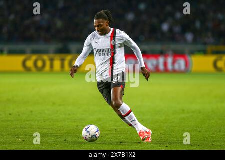 Rafael Leao dell'AC Milan durante la partita di serie A tra Torino FC e AC Milan il 18 maggio 2024 allo Stadio Olimpico grande Torino di Torino. Foto Stock