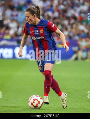 Saragozza, Spagna, 18 marzo 2024: Durante la partita di calcio della Copa de la Reina tra FC Barcelona e Real Sociedad all'Estadio de la Romareda di Saragozza, Spagna (Judit Cartiel/SPP) Foto Stock