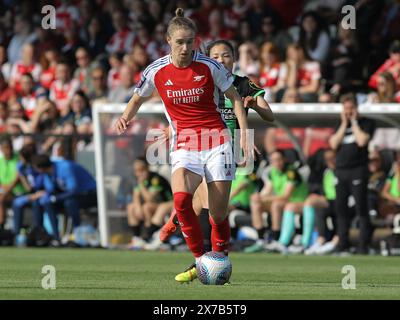 Borehamwood, Regno Unito. 18 maggio 2024. Borehamwood, Inghilterra, 18 maggio 2024: Vivianne Miedema (11 Arsenal) in azione durante la partita Barclays fa Womens Super League tra Arsenal e Brighton e Hove Albion al Mangata Pay UK Stadium (Meadow Park) a Borehamwood, Inghilterra. (Jay Patel/SPP) credito: SPP Sport Press Photo. /Alamy Live News Foto Stock