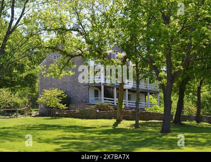 Edifici di Danial Boone Homestead. Foto Stock