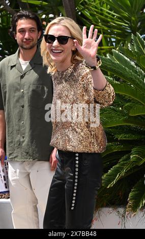 Cate Blanchett al call fotografico per il film è stato pubblicato durante il 77° Festival di Cannes a Cannes, Francia. Data foto: Domenica 19 maggio 2024. Foto Stock