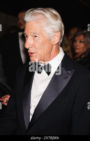 Cannes, Francia. 17 maggio 2024. Richard Gere è stato visto al JW Marriott Hotel durante il 77° Festival de Cannes a Cannes, Francia, il 17 maggio 2024 (foto di Alessandro Bremec/NurPhoto). Crediti: NurPhoto SRL/Alamy Live News Foto Stock