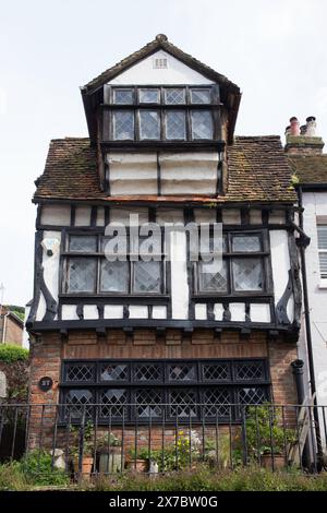 Edificio del XVI secolo di All Saints Street con cornici in legno Foto Stock