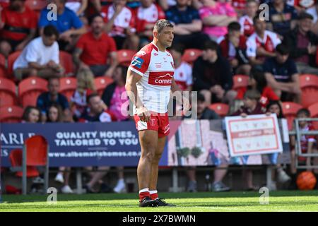 Doncaster, Regno Unito. 18 maggio 2024. Ryan Hall of Hull KR durante la semifinale della Betfred Challenge Cup Hull KR vs Wigan Warriors all'Eco-Power Stadium, Doncaster, Regno Unito, 18 maggio 2024 (foto di Craig Cresswell/News Images) a Doncaster, Regno Unito, il 18/5/2024. (Foto di Craig Cresswell/News Images/Sipa USA) credito: SIPA USA/Alamy Live News Foto Stock