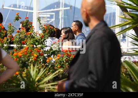 19 maggio 2024, Cannes, Costa azzurra, Francia: SELENA GOMEZ arriva per la photocall "Emilia Perez" al 77° Festival annuale di Cannes al Palais des Festivals di Cannes, Francia (Credit Image: © Mickael Chavet/ZUMA Press Wire) SOLO PER USO EDITORIALE! Non per USO commerciale! Foto Stock