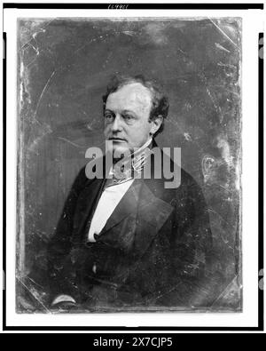 John Van Buren, mezza lunghezza ritratto, tre quarti a sinistra, graffiato sul retro della targa: 75; 133., Hallmark: [Asterisk], Transfer; U.S. War College; 1920. (DLC/PP-1920:46153)., fa parte di: daguerreotype Collection , prodotta dallo studio di Mathew Brady.. Van Buren, John, 1810-1866. Foto Stock