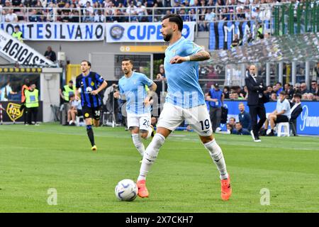 Milano, Italia. 19 maggio 2024. Partita di calcio italiano di serie A FC Internazionale vs SS LazioValentin Castellanos durante la partita di serie A tra Inter e Lazio allo Stadio Giuseppe Meazza il 19 maggio 2024 a Milano. Credito: Agenzia fotografica indipendente/Alamy Live News Foto Stock