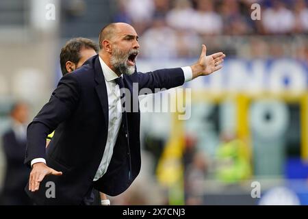 Milano, Italia. 19 maggio 2024. Lazio Tudor durante la partita di calcio di serie A tra Inter e Lazio allo Stadio San Siro, Italia settentrionale - domenica 19 maggio 2024. Sport - calcio . (Foto di Spada/LaPresse) credito: LaPresse/Alamy Live News Foto Stock