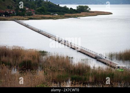 Lago Prespa Grecia Foto Stock