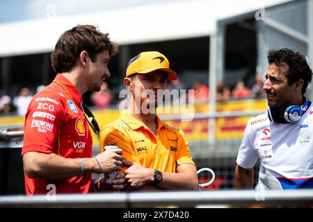 NORRIS Lando (gbr), McLaren F1 Team MCL38, ritratto durante la Formula 1 MSC Cruises Gran Premio del Made in Italy e Dellâ&#x80;&#x99;Emilia-Romagne 2024, 7° round del Campionato del mondo di Formula 1 2024 dal 17 al 19 maggio 2024 sull'autodromo Enzo e Dino Ferrari, a Imola, Italia Foto Stock