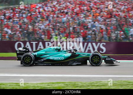 Imola, Bo, ITALIA. 19 maggio 2024. Fernando Alonso (ESP) - Aston Martin Aramco F1 Team - Aston Martin AMR24 - Mercedes.durante le CROCIERE IN FORMULA 1 MSC GRAN PREMIO DEL MADE IN ITALY e DELl'EMILIA-ROMAGNA 2 autodromo Enzo e Dino Ferrari, Imola (BO) Italia (Credit Image: © Alessio De Marco/ZUMA Press Wire) SOLO USO EDITORIALE! Non per USO commerciale! Foto Stock