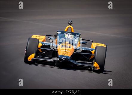 Speedway, Indiana, Stati Uniti. 19 maggio 2024. PATO OWARD (5) di Monterey, Messico, pratica per la 108a corsa della 500 miglia di Indianapolis presso l'Indianapolis Motor Speedway di Speedway, IN. (Credit Image: © Walter G. Arce Sr./ASP via ZUMA Press Wire) SOLO PER USO EDITORIALE! Non per USO commerciale! Crediti: ZUMA Press, Inc./Alamy Live News Foto Stock