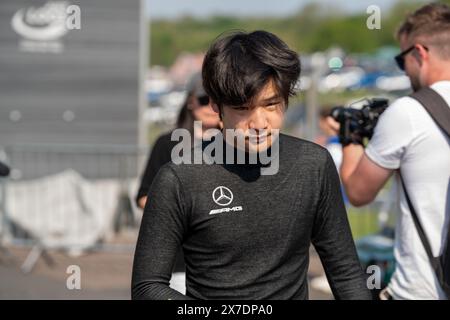 Sevenoaks, Kent - 12 maggio 2024: Yuanpu cui 56 Phinsys di ArgentiRace 3 Brands Hatch Indy Foto Stock