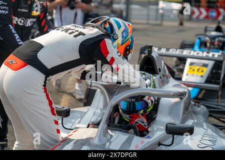 *** Durante il BTCC British Touring Car Championship a Brands Hatch Indy, Longfield, Inghilterra il 12 maggio 2024. Foto di Chris Williams. Uso editoriale o Foto Stock