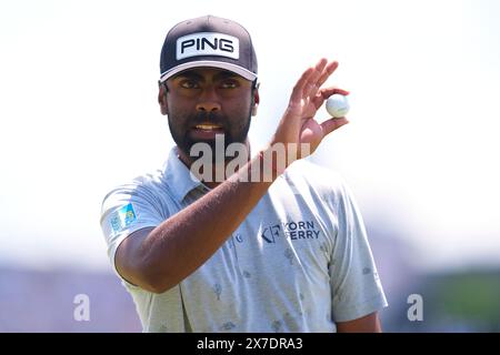 Sahit Theegala degli Stati Uniti in azione durante il quarto round del campionato PGA 2024 al Valhalla Golf Club il 19 maggio 2024 a Louisville, KE Foto Stock