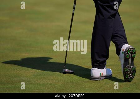 Shane Lowry d'Irlanda in azione durante il quarto round del campionato PGA 2024 al Valhalla Golf Club il 19 maggio 2024 a Louisville, Kentucky. Foto Stock