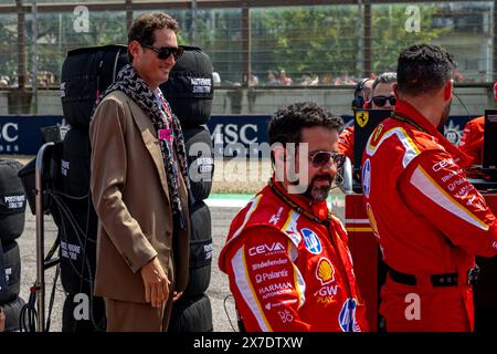 CIRCUITO DI IMOLA, ITALIA - 19 MAGGIO: John Elkann, Presidente della Ferrari, durante il Gran Premio dell'Emilia Romagna sul circuito di Imola domenica 19 maggio 2024 a Imola, Italia. (Foto di Michael Potts/Agenzia BSR) credito: Agenzia BSR/Alamy Live News Foto Stock