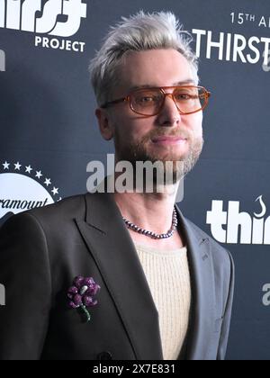 Los Angeles, California, USA 18 maggio 2024 il cantante Lance Bass partecipa al 15° Annual Thirst Gala Awards all'SLS Beverly Hills Hotel il 18 maggio 2024 a Los Angeles, California, USA. Foto di Barry King/Alamy Stock Photo Foto Stock