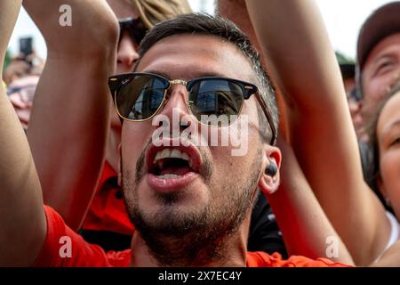 Imola, 19 maggio, Gran Premio dell'Emilia Romagna, dall'autodromo Internazionale Enzo e Dino Ferrari, Imoa, l'Italia gareggia per Imola 2024. Giorno della gara, round 07 del campionato di Formula 1 2024. Crediti: Michael Potts/Alamy Live News Foto Stock