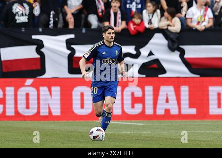 Madrid, Spagna. 15 maggio 2024. Sergio Ruiz (Granada) calcio: Partita spagnola "LaLiga EA Sports" tra Rayo Vallecano 2-1 Granada CF allo stadio de Vallecas di Madrid, Spagna. Crediti: Mutsu Kawamori/AFLO/Alamy Live News Foto Stock