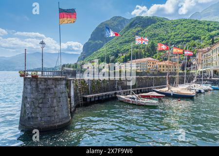 Menaggio sul Lago di Como in Italia Foto Stock