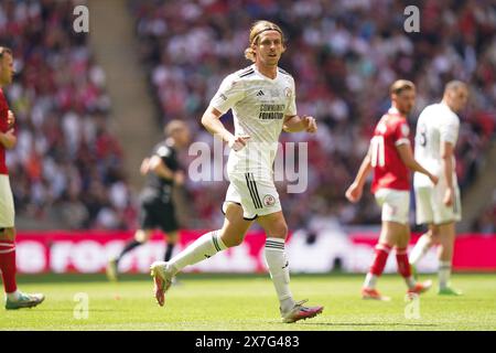 Londra, Regno Unito. 19 maggio 2024. Danilo Orsi-Dadomo di Crawley Town durante il Crawley Town FC contro Crewe Alexandra FC Sky bet EFL League Two Play-Off Final al Wembley Stadium, Londra, Inghilterra, Regno Unito il 19 maggio 2024 Credit: Every Second Media/Alamy Live News Foto Stock