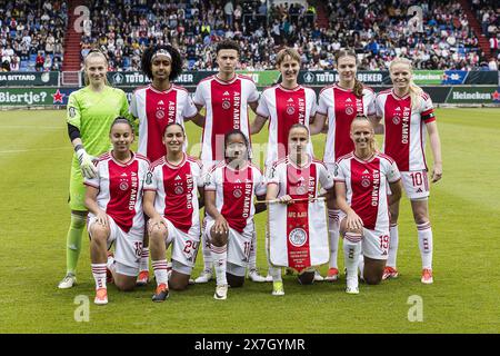 Tilburg, Paesi Bassi. 20 maggio 2024. TILBURG - 20-05-2024. Stadio Koning Willem II. AJAX - fortuna Sittard (donna) cupfinal. Foto della squadra Ajax. Crediti: Pro Shots/Alamy Live News Foto Stock