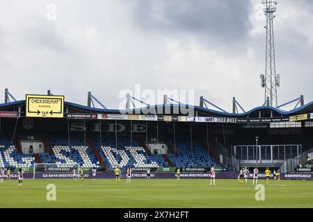 Tilburg, Paesi Bassi. 20 maggio 2024. TILBURG - 20-05-2024. Stadio Koning Willem II. AJAX - fortuna Sittard (donna) cupfinal. VAR controllo obiettivi. Crediti: Pro Shots/Alamy Live News Foto Stock