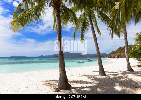 Malcapuya Island, Coron, Palawan, Phillipines Foto Stock