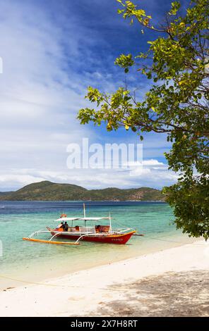 Malcapuya Island, Coron, Palawan, Phillipines Foto Stock