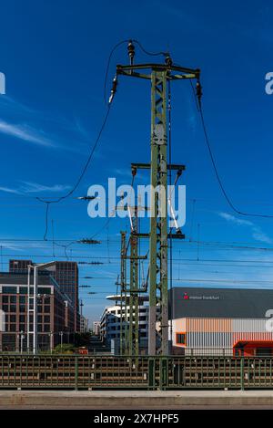 Veduta della zona espositiva di Francoforte, Germania Foto Stock