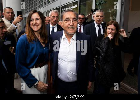 Milano, Italia. 20 maggio 2024. Nella foto Ignazio la RussaMilano, Italia - Cronaca Luned&#xec;, 20 maggio, 2024. (Foto di Marco Ottico/Lapresse) inaugurazione del Premio Giornalismo Almerigo Grilz Mostra Milano, Italia - News lunedì 20 maggio 2024. (Foto di Marco otto/Lapresse) credito: LaPresse/Alamy Live News Foto Stock