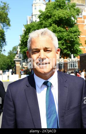 Steve Barclay MP presente alla fiera dei fiori di Chelsea del 2024. MPS conservativo. Foto Stock