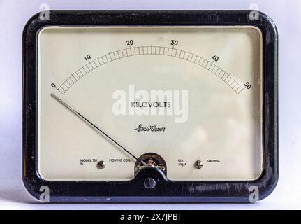 voltmetro in kilovolt Foto Stock