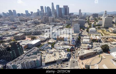 Los Angeles, Stati Uniti. 20 maggio 2024. Un murale creato dall'artista di Boyle Heights Robert Vargas di Shohei Ohtani dei Los Angeles Dodgers al Miyako Hotel nel quartiere Little Tokyo a Los Angeles, California il 19 maggio 2024. Armando Arorizo (Credit Image: © Arorizo/Prensa Internacional via ZUMA Press Wire) SOLO USO EDITORIALE! Non per USO commerciale! Foto Stock