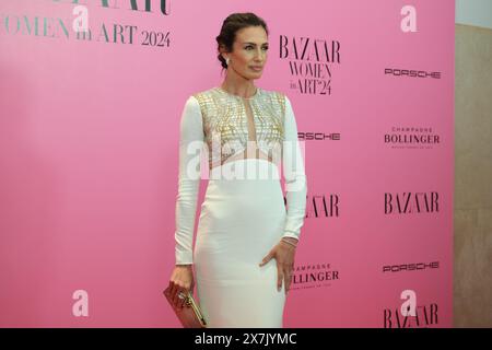 Nieves Alvarez partecipa al photocall del Thyssen BAZAAR 'Women in Art' Award gala presso il museo Thyssen-Bornemisza di Madrid, 20 maggio 2024, Spagna Foto Stock