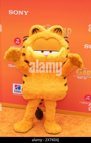 Hollywood, Stati Uniti. 19 maggio 2024. Garfield partecipa agli arrivi di "The GARFIELD Movie" World Premiere al TCL Chinese Theater di Hollywood, CALIFORNIA, il 19 maggio 2024. (Foto di Corine Solberg/Sipa USA) credito: SIPA USA/Alamy Live News Foto Stock