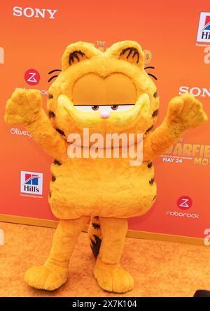 Hollywood, Stati Uniti. 19 maggio 2024. Garfield partecipa agli arrivi di "The GARFIELD Movie" World Premiere al TCL Chinese Theater di Hollywood, CALIFORNIA, il 19 maggio 2024. (Foto di Corine Solberg/Sipa USA) credito: SIPA USA/Alamy Live News Foto Stock