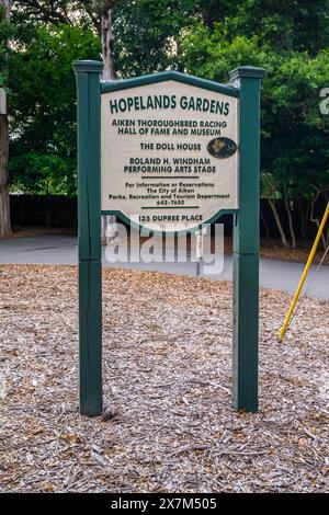 Aiken, South Carolina, Stati Uniti - 23 agosto 2022: I giardini Hopelands Foto Stock