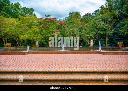 Aiken, South Carolina, Stati Uniti - 23 agosto 2022: I giardini Hopelands Foto Stock