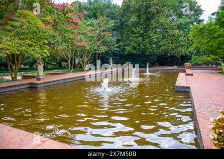 Aiken, South Carolina, Stati Uniti - 23 agosto 2022: I giardini Hopelands Foto Stock