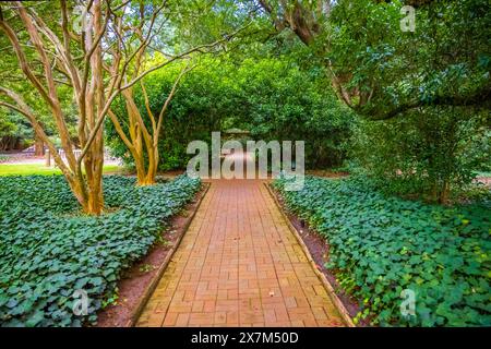 Aiken, South Carolina, Stati Uniti - 23 agosto 2022: I giardini Hopelands Foto Stock