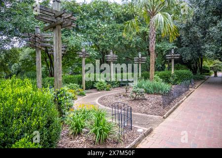 Aiken, South Carolina, Stati Uniti - 23 agosto 2022: I giardini Hopelands Foto Stock