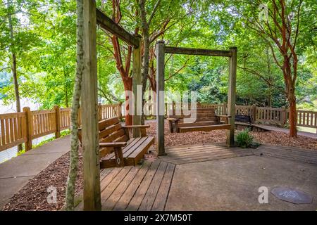 Aiken, South Carolina, Stati Uniti - 23 agosto 2022: I giardini Hopelands Foto Stock