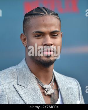 Hollywood, Stati Uniti. 5 gennaio 2014. Trevor Jackson arriva alla prima di "ATLAS" di Netfilx tenutasi all'Egyptian Theatre il 20 maggio 2024 a Hollywood, CA. © Lisa OConnor/AFF-USA.com Credit: AFF/Alamy Live News Foto Stock