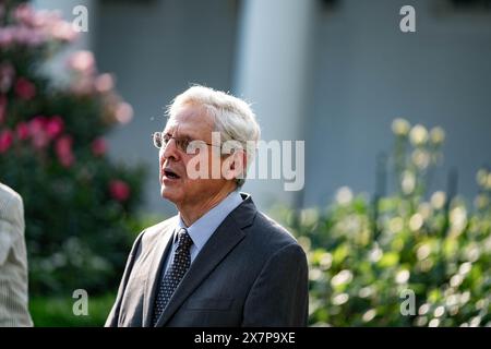 19 maggio 2024 il presidente Joe Biden e il secondo gentiluomo Douglas emhoff rilasciano osservazioni in occasione di una celebrazione per il mese ebraico del patrimonio americano Foto Stock