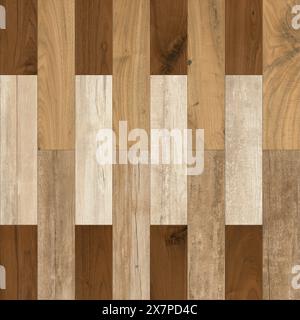 Decorazioni geometriche senza cuciture in legno, marmo, cemento, cemento e pietra. Parquet Foto Stock